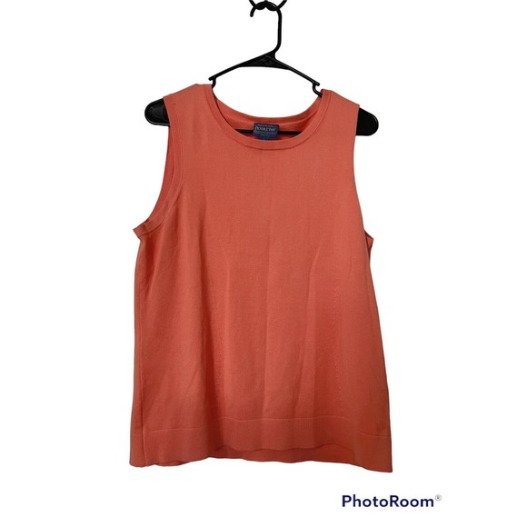 Pendleton Tops - Vintage Pendleton Womens Knit Silk/Cotton Mix Orange Tank Top Large